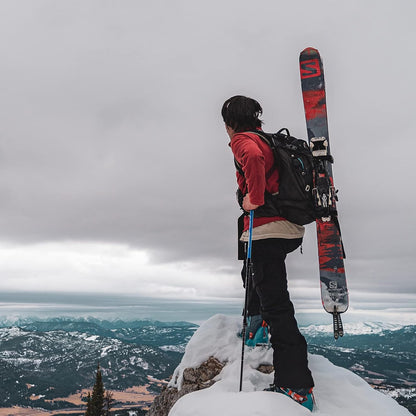 Aluminum Trekking Poles - Quick Adjustable Locks, Comfort Handle, Padded Strap, Snow Baskets - Walking Sticks Suitable for Hiking, Walking